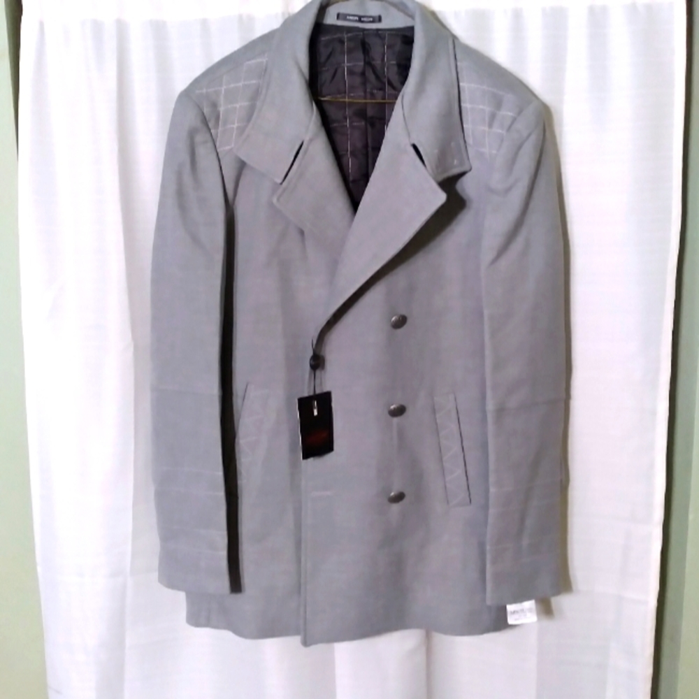 Mens wool coat jacket